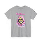 Skull Princess Tee — Pink Drip Grin Graphic T-Shirt