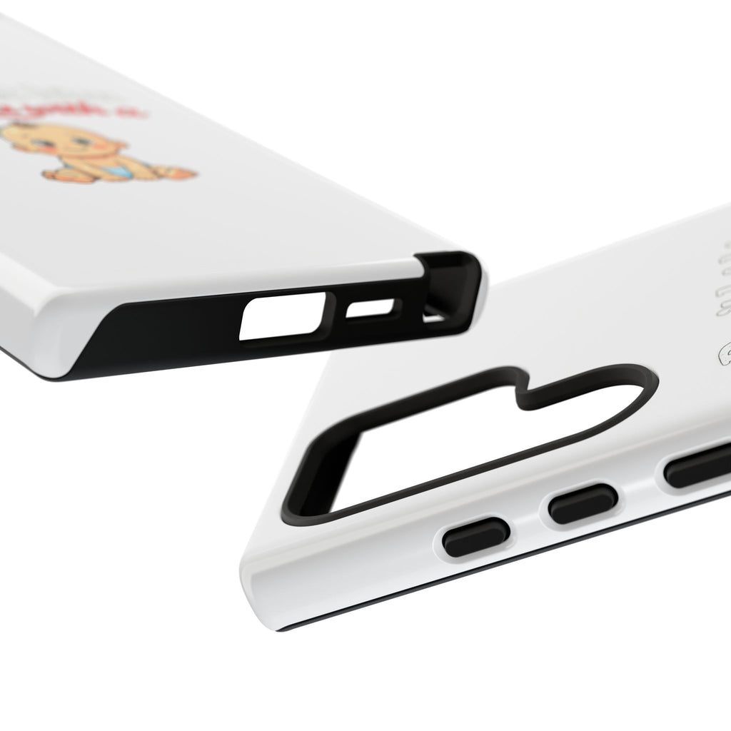 Phone Case — "Don't Let Him Trap You With a Cute Baby" Cute Baby Graphic Protective Case