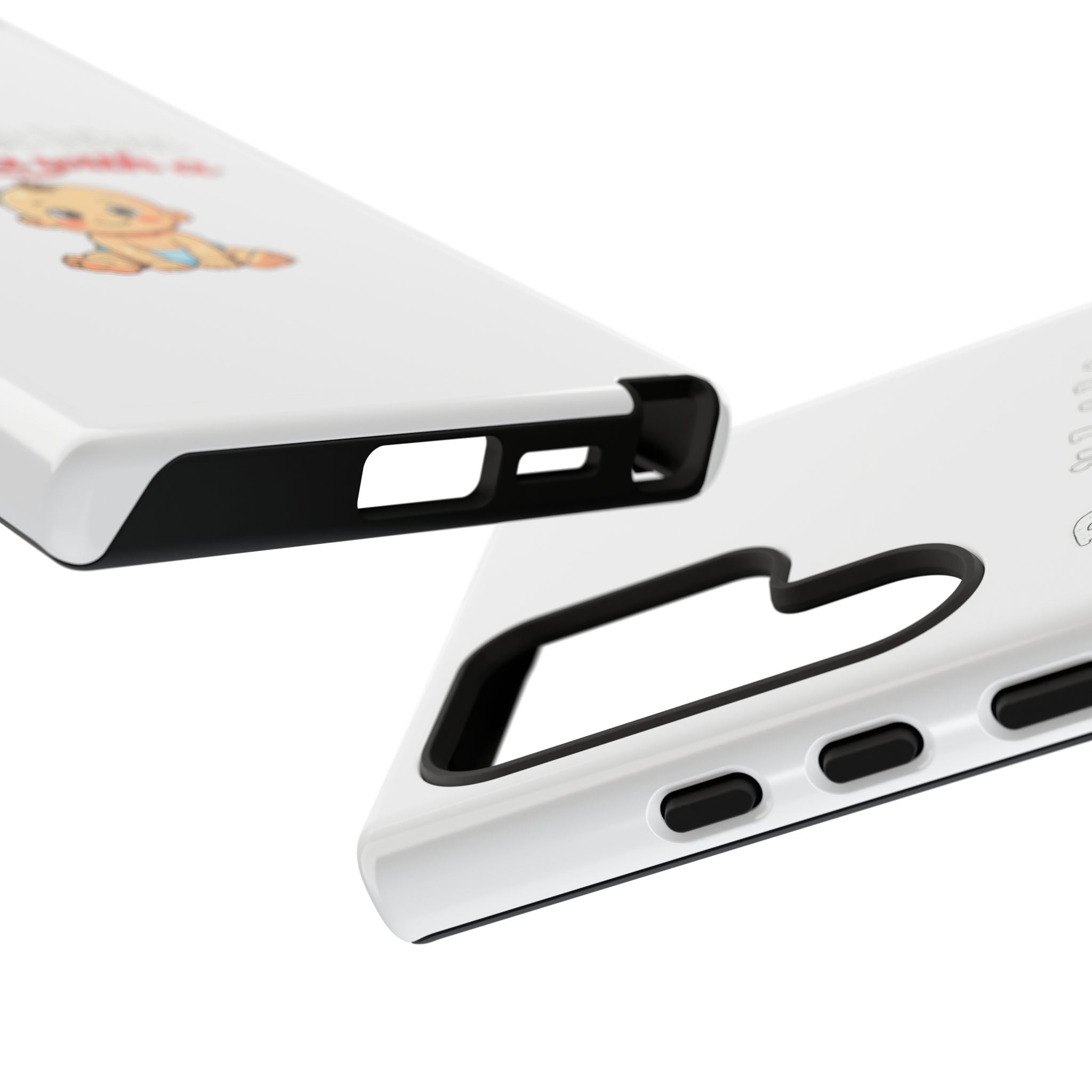Phone Case — "Don't Let Him Trap You With a Cute Baby" Cute Baby Graphic Protective Case