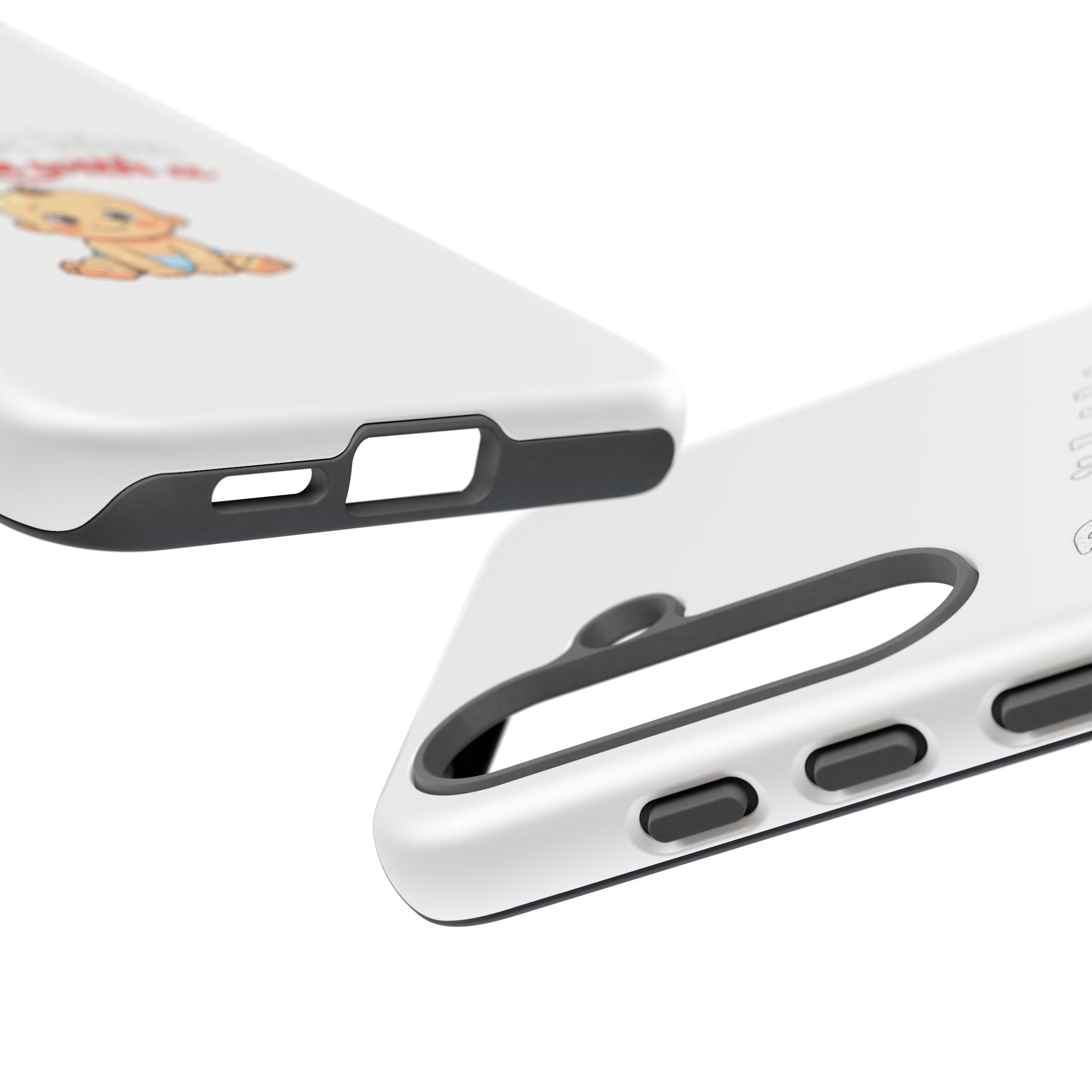 Phone Case — "Don't Let Him Trap You With a Cute Baby" Cute Baby Graphic Protective Case