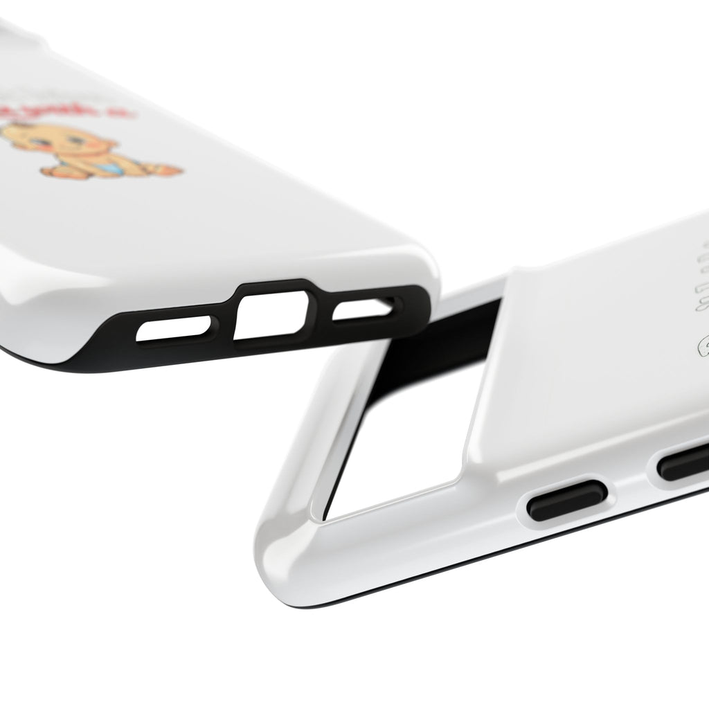 Phone Case — "Don't Let Him Trap You With a Cute Baby" Cute Baby Graphic Protective Case