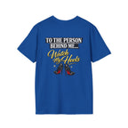 Watch My Heels T-Shirt — Funny Women's High Heel Graphic Tee