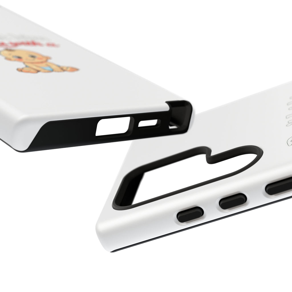 Phone Case — "Don't Let Him Trap You With a Cute Baby" Cute Baby Graphic Protective Case