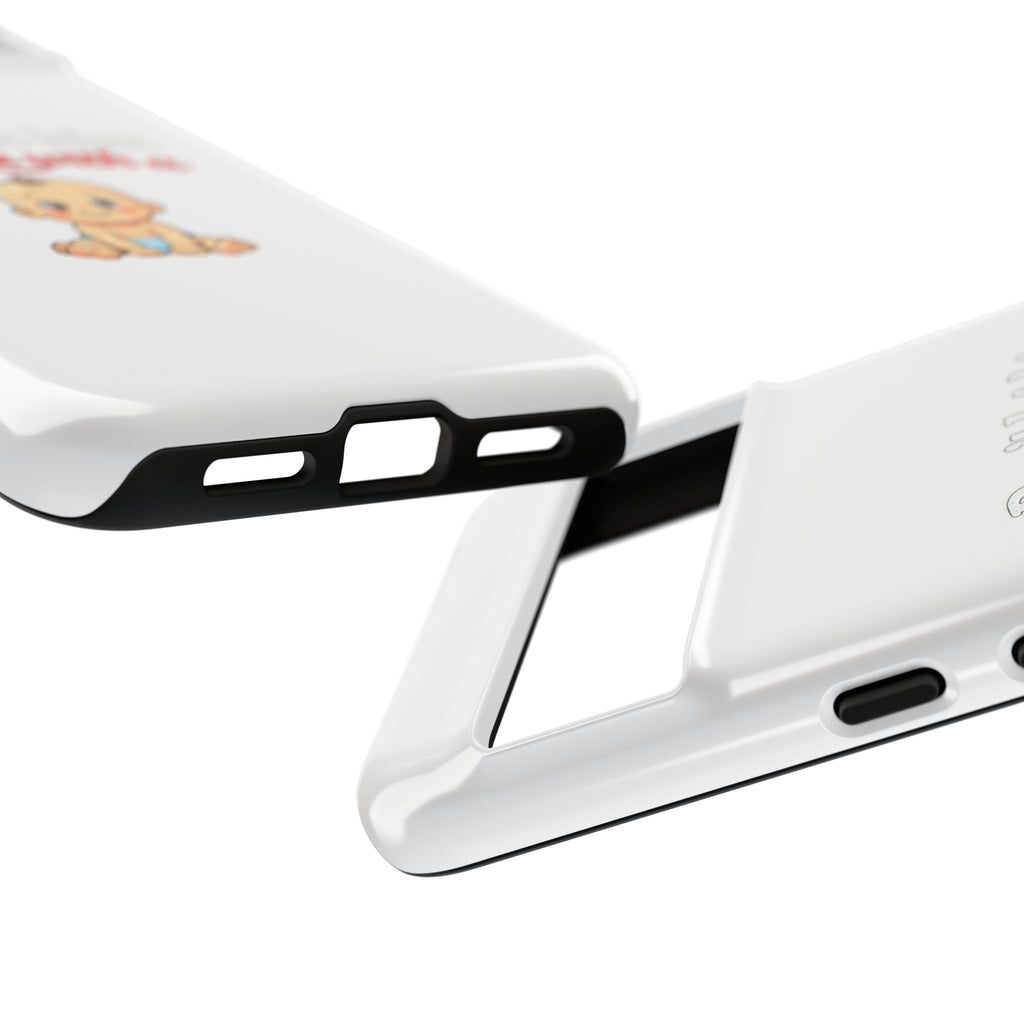 Phone Case — "Don't Let Him Trap You With a Cute Baby" Cute Baby Graphic Protective Case