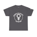 Feminist Symbol T-Shirt — "Who Needs The Answer? I Am The Cause" Cotton Tee