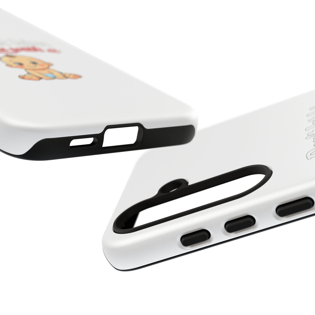 Phone Case — "Don't Let Him Trap You With a Cute Baby" Cute Baby Graphic Protective Case
