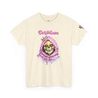 Skull Princess Tee — Pink Drip Grin Graphic T-Shirt