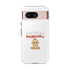 Phone Case — "Don't Let Him Trap You With a Cute Baby" Cute Baby Graphic Protective Case