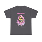 Skull Princess Tee — Pink Drip Grin Graphic T-Shirt