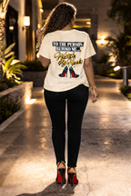 Watch My Heels T-Shirt — Funny Women's High Heel Graphic Tee